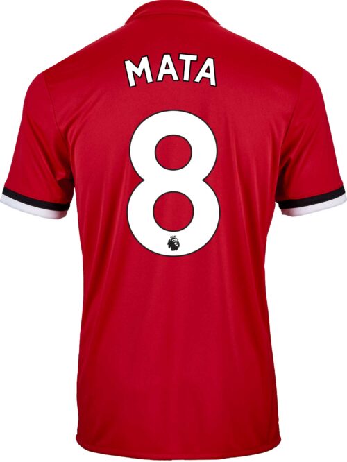 2017/18 adidas Kids Juan Mata Manchester United Home Jersey