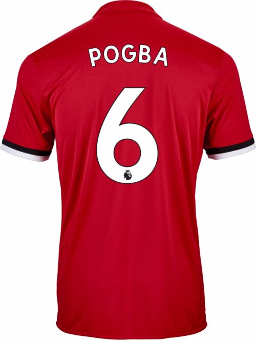 2017/18 adidas Kids Paul Pogba Manchester United Home Jersey