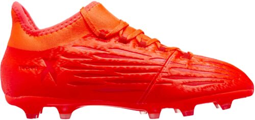 adidas Kids X 16.1 FG – Solar Red/Silver Metallic