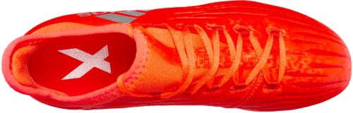 adidas Kids X 16.1 FG – Solar Red/Silver Metallic