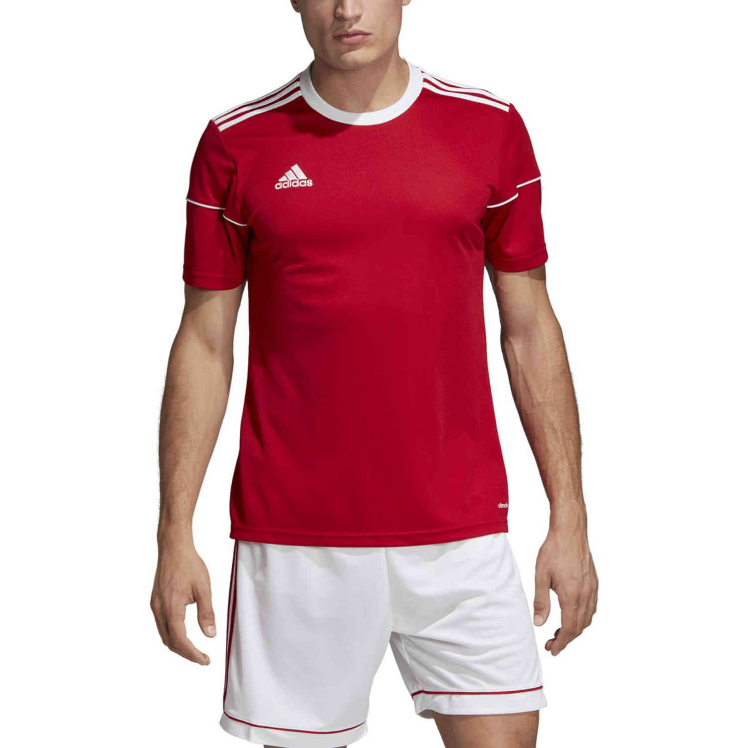 adidas Squadra 17 Jersey - Power Red - SoccerPro