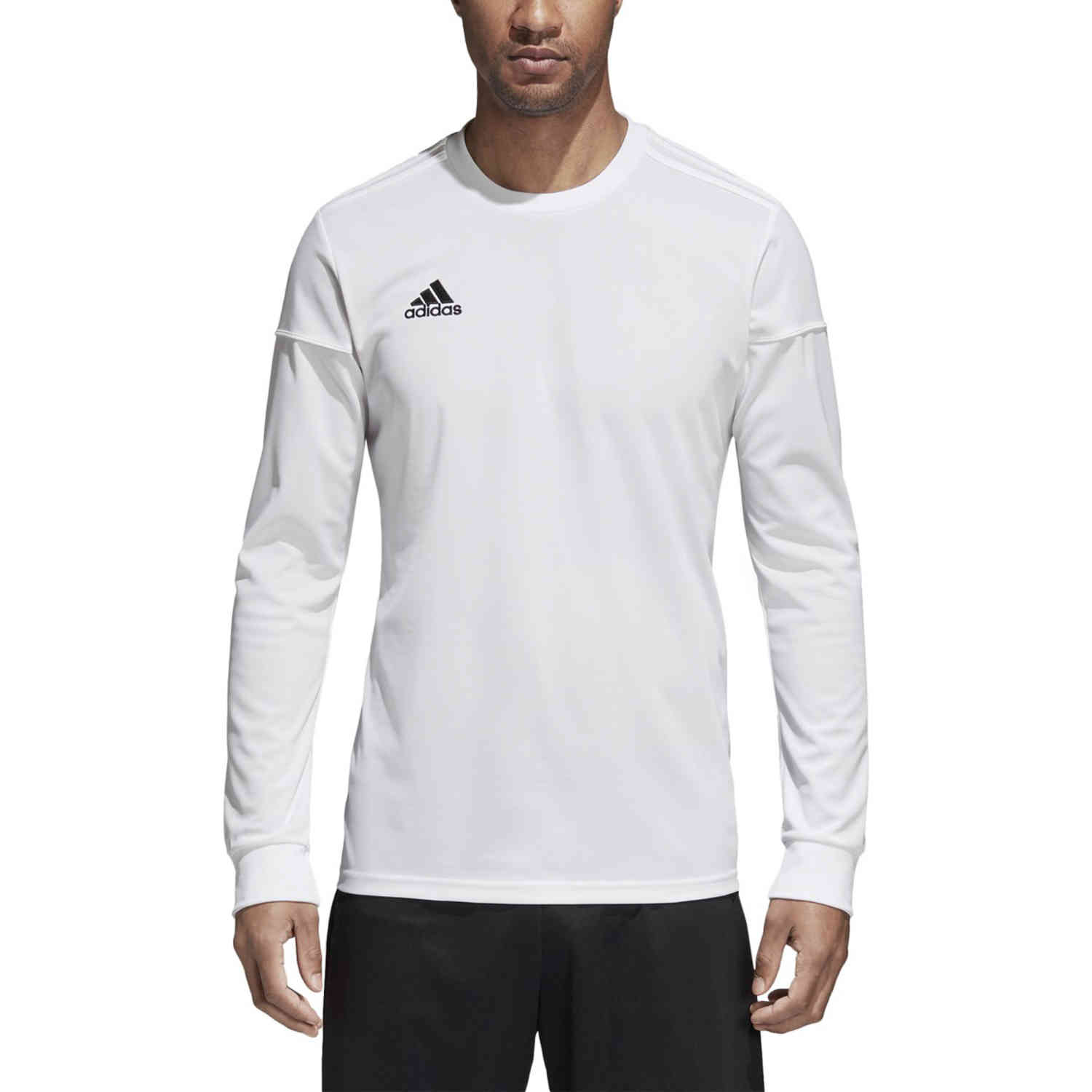 adidas Squadra 17 L/S Jersey - White - SoccerPro