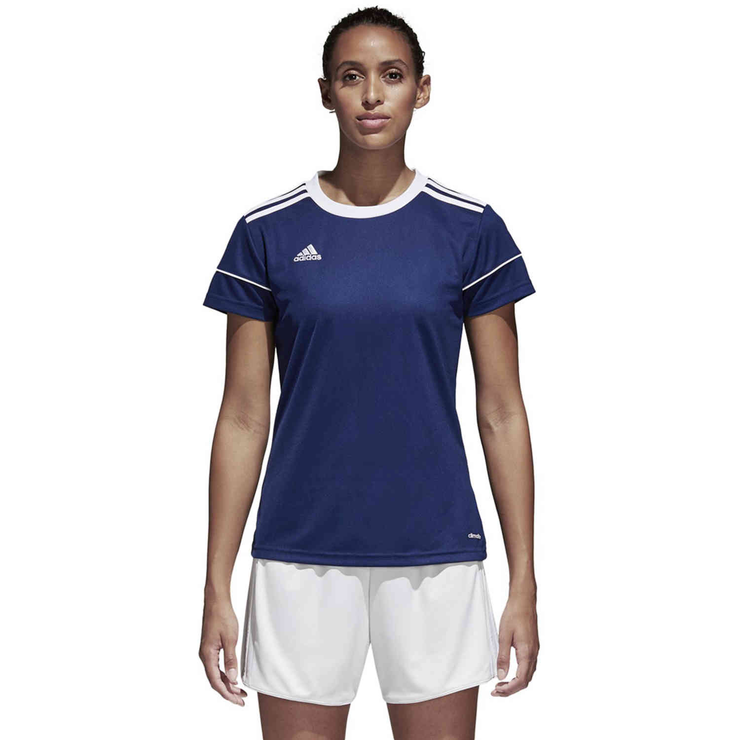 Womens adidas Squadra 17 Jersey - Dark Blue - SoccerPro
