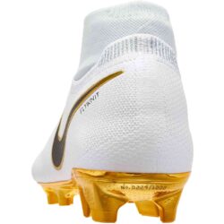 white and gold phantom cleats