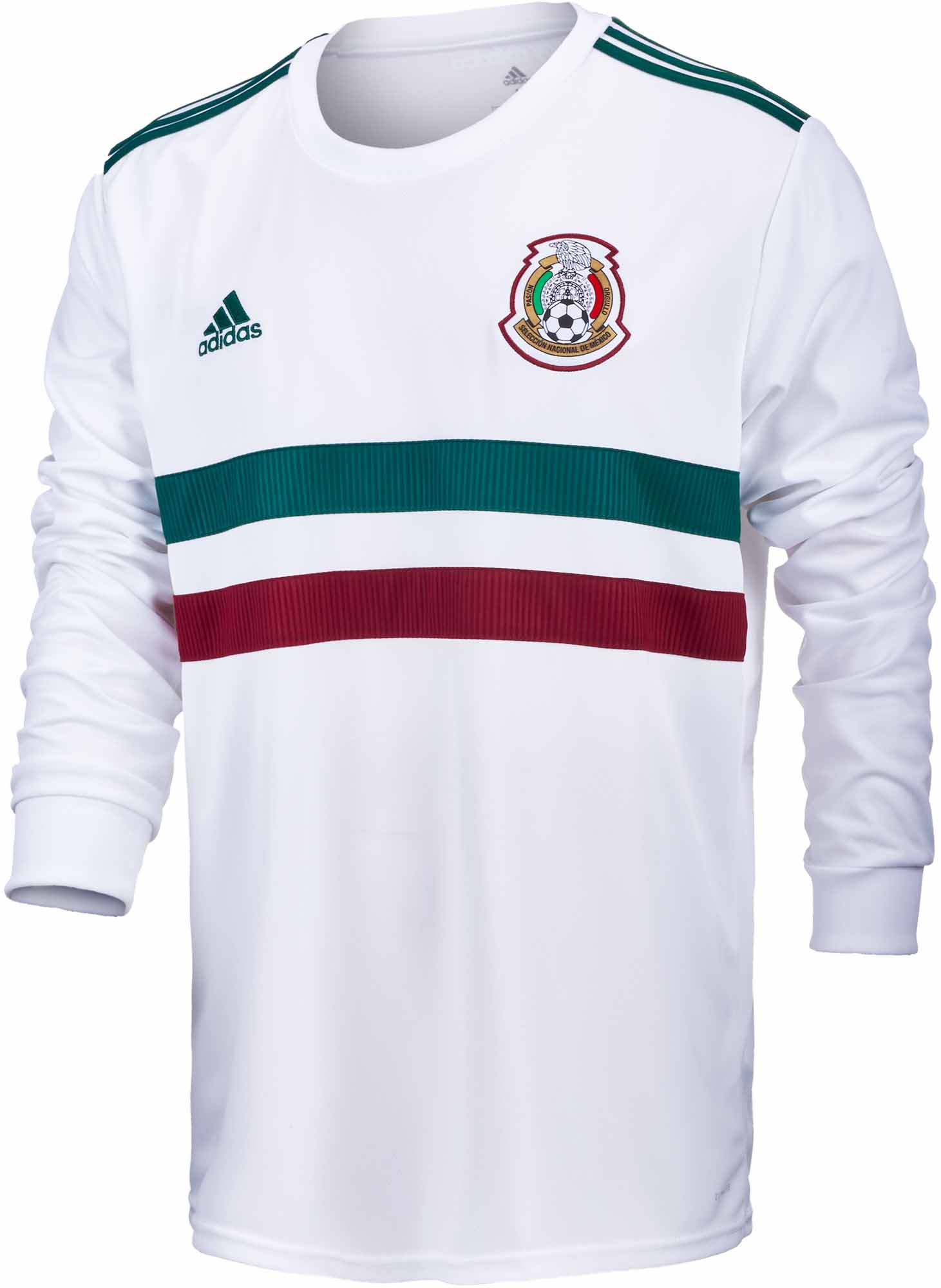 2018/19 adidas Mexico L/S Away Jersey - SoccerPro