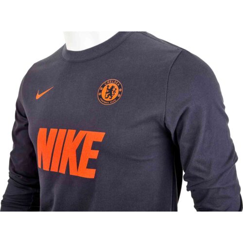 Nike Chelsea L/S Match Tee – Anthracite