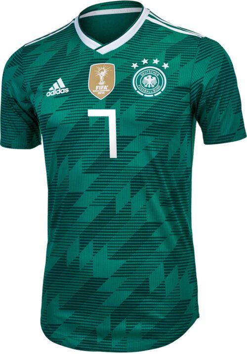 adidas Julian Draxler Germany Away Authentic Jersey 2018-19