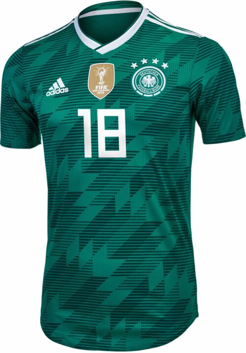 adidas Joshua Kimmich Germany Away Authentic Jersey 2018-19