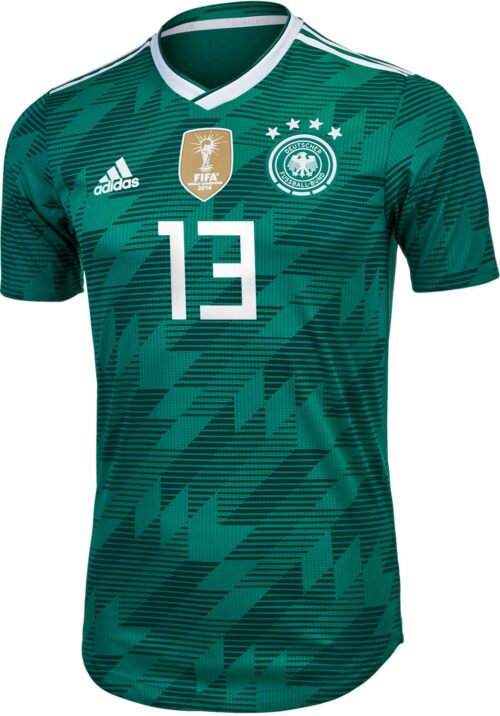 adidas Thomas Muller Germany Away Authentic Jersey 2018-19