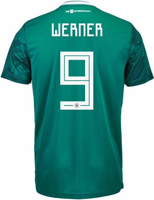 adidas Timo Werner Germany Away Authentic Jersey 2018-19