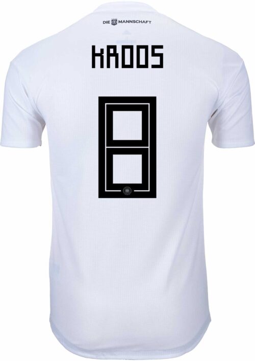 adidas Toni Kroos Germany Authentic Home Jersey 2018-19