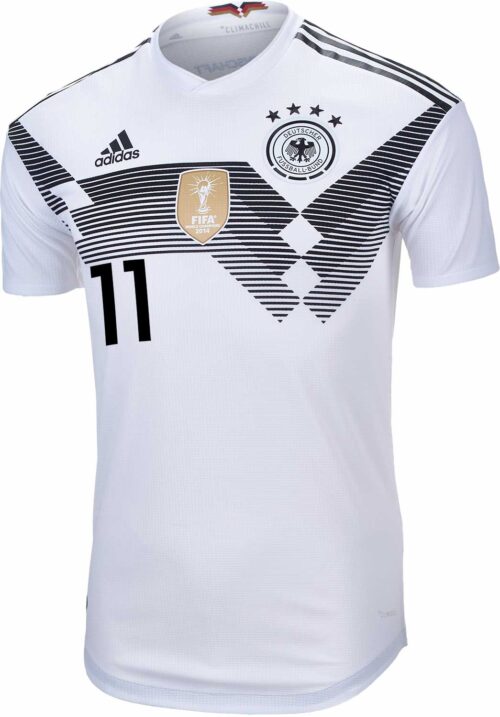 adidas Marco Reus Germany Authentic Home Jersey 2018-19