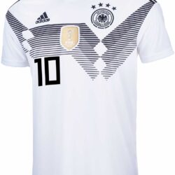 Ozil #10 Germany Soccer Jersey Youth World Cup Home Short Sleeve with Shorts Kit Kids Soccer Set 