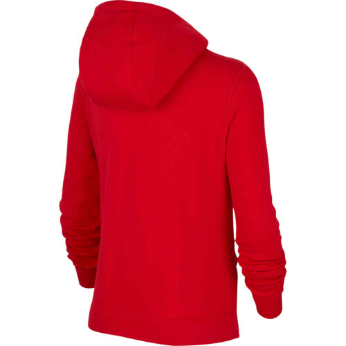 Kids Nike Sportswear Pullover Fleece Hoodie – University Red