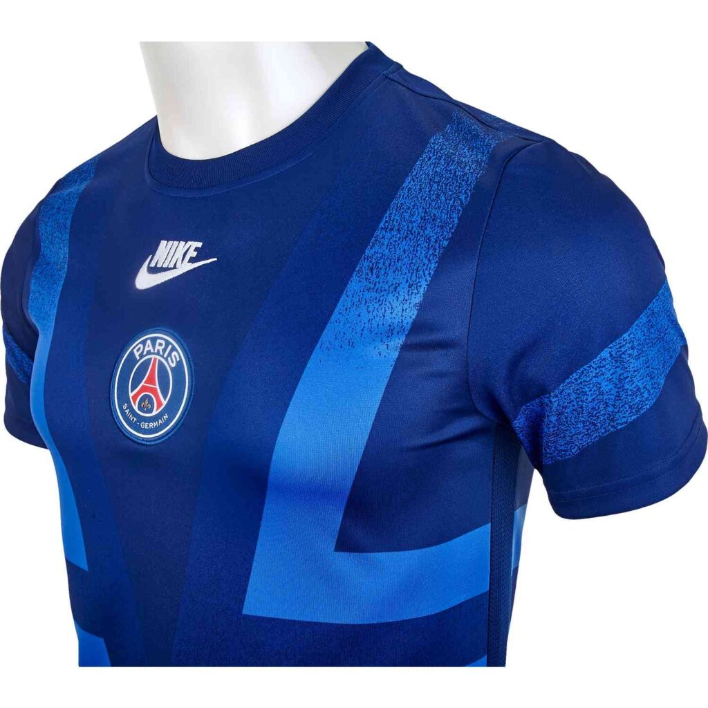 Nike PSG PreMatch Top  Blue Void/Hyper Royal/White  SoccerPro