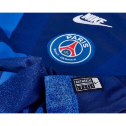 Nike PSG Pre Match Top Blue Void Hyper Royal White SoccerPro