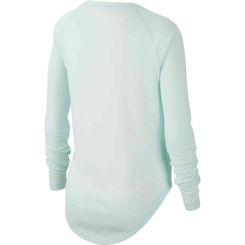 Girls Nike Dri-FIT L/S Tee – Teal Tint/Mineral Teal