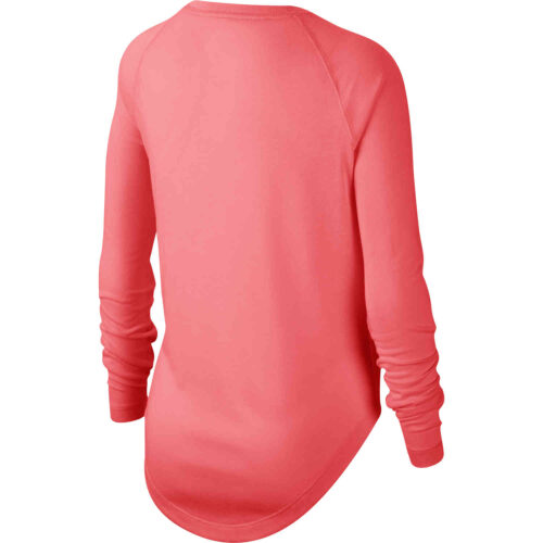 Girls Nike Dri-FIT L/S Tee – Pink Gaze/Blue Void