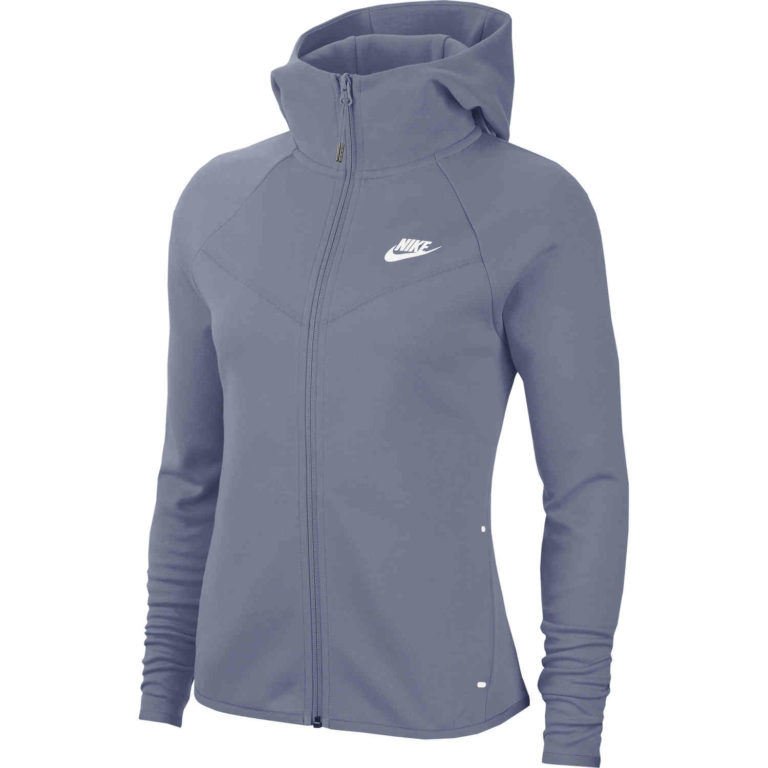 Womens Nike Windrunner Tech Fleece Jacket - Stellar Indigo - SoccerPro