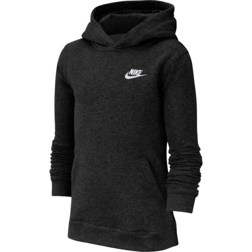 Kids Nike Sportswear Pullover Hoodie – Black
