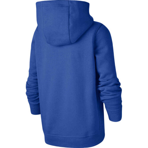 Kids Nike Sportswear Pullover Hoodie – Game Royal/White