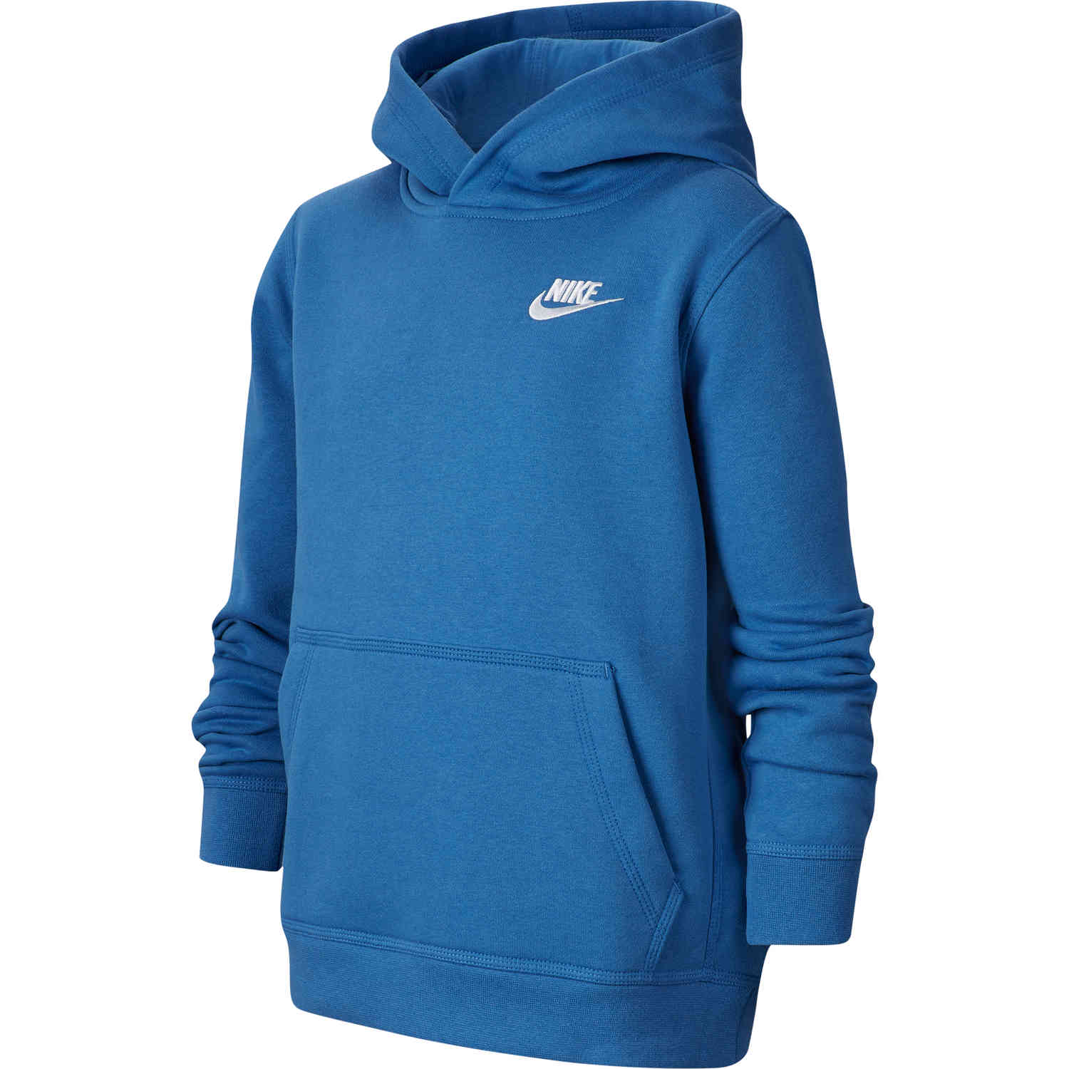 nike blue overhead hoodie