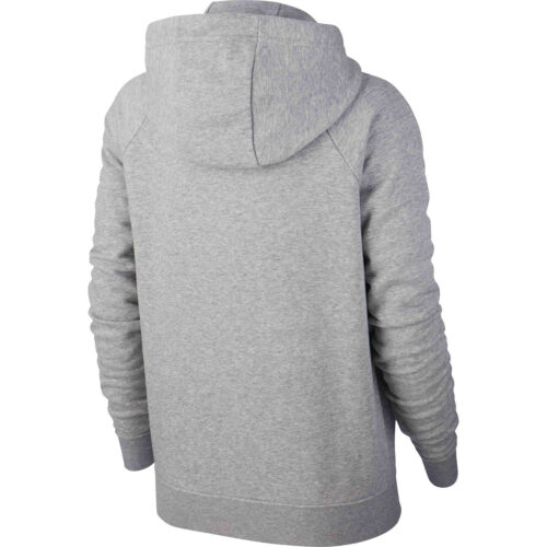 Womens Nike Essential Fleece Full-zip Hoodie – Birch Heather