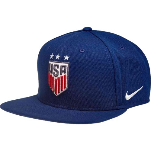 Nike USWNT Flatbill Hat – Blue Void/Blue Void/White