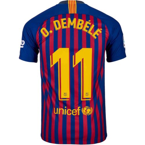 Nike Dembele Barcelona Home Jersey 2018-19