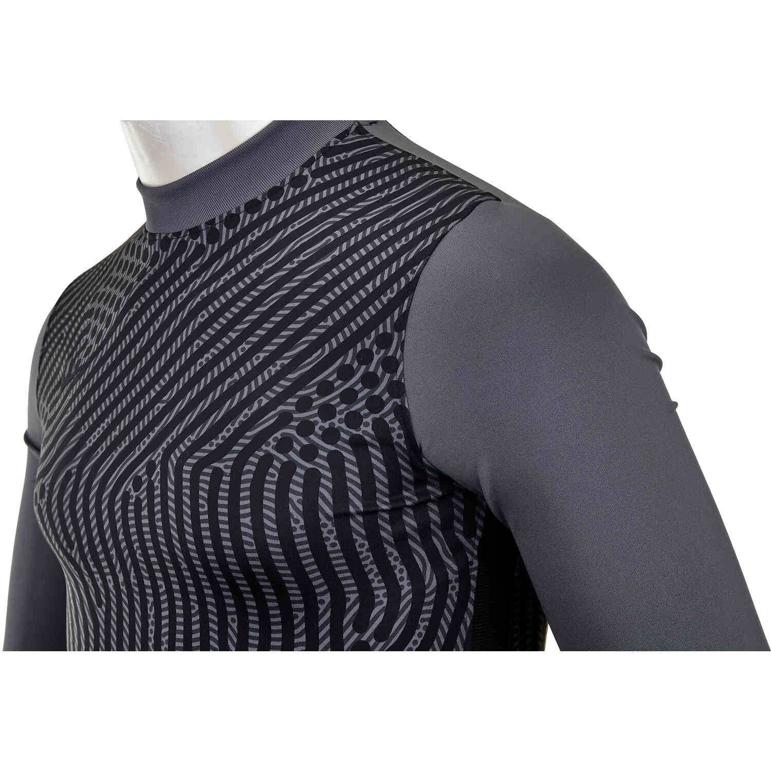 Nike Gardien III Team Goalkeeper Jersey Dark Grey Iron Grey with Black SoccerPro
