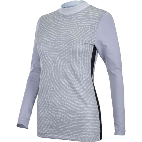 Womens Nike Gardien III Team Goalkeeper Jersey – Pure Platinum & Sky Grey with Wolf Grey