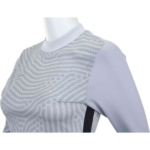 Womens Nike Gardien III Team Goalkeeper Jersey – Pure Platinum & Sky Grey with Wolf Grey