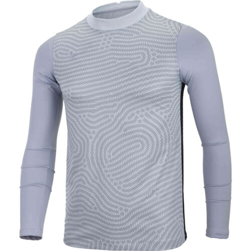 Kids Nike Gardien III Team Goalkeeper Jersey – Pure Platinum & Sky Grey with Wolf Grey