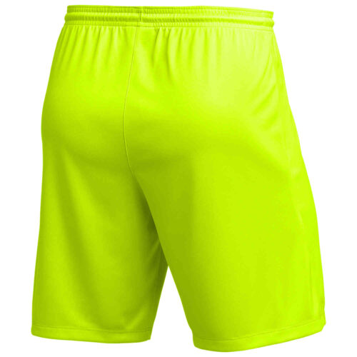 Kids Nike Park III Shorts – Volt