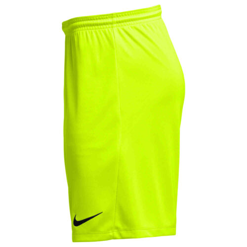 Kids Nike Park III Shorts – Volt