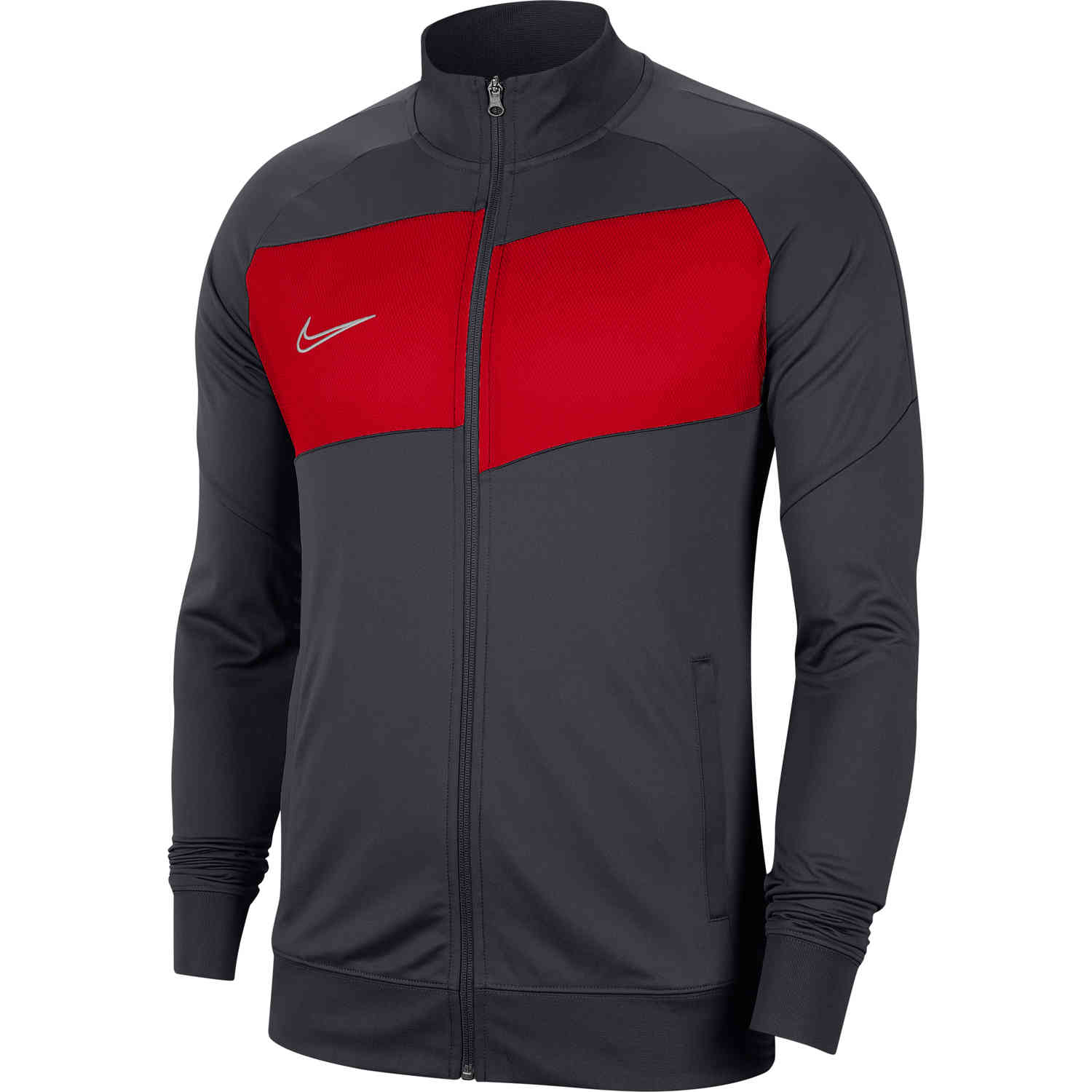 Nike Academy Pro Jacket - Anthracite/University Red - SoccerPro