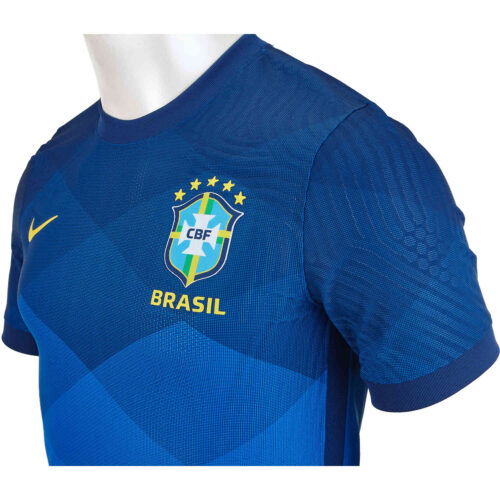 2020 Nike Roberto Firmino Brazil Away Match Jersey