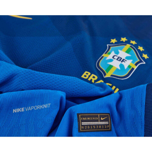 2020 Nike Vinicius Jr Brazil Away Match Jersey