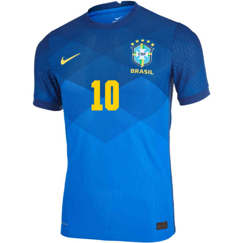 2020 Nike Neymar Jr Brazil Away Match Jersey