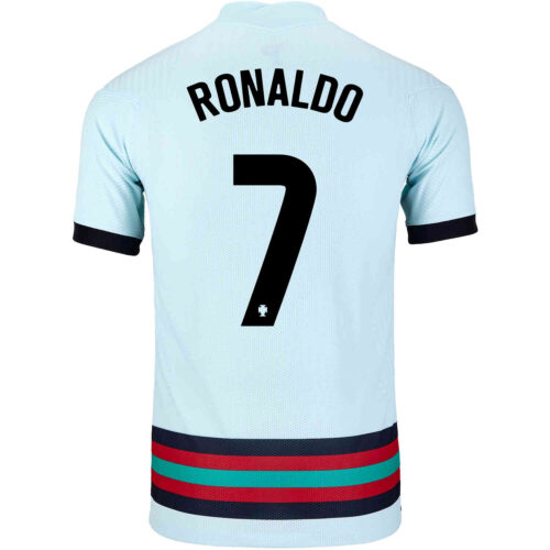 2020 Nike Cristiano Ronaldo Portugal Away Match Jersey