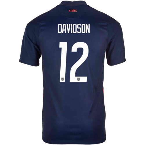 2020 Nike Tierna Davidson USWNT Away Jersey