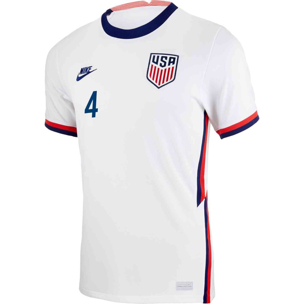 2020 Nike Tyler Adams USMNT Home Jersey SoccerPro