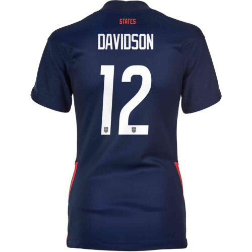 2020 Womens Nike Tierna Davidson USWNT Away Jersey