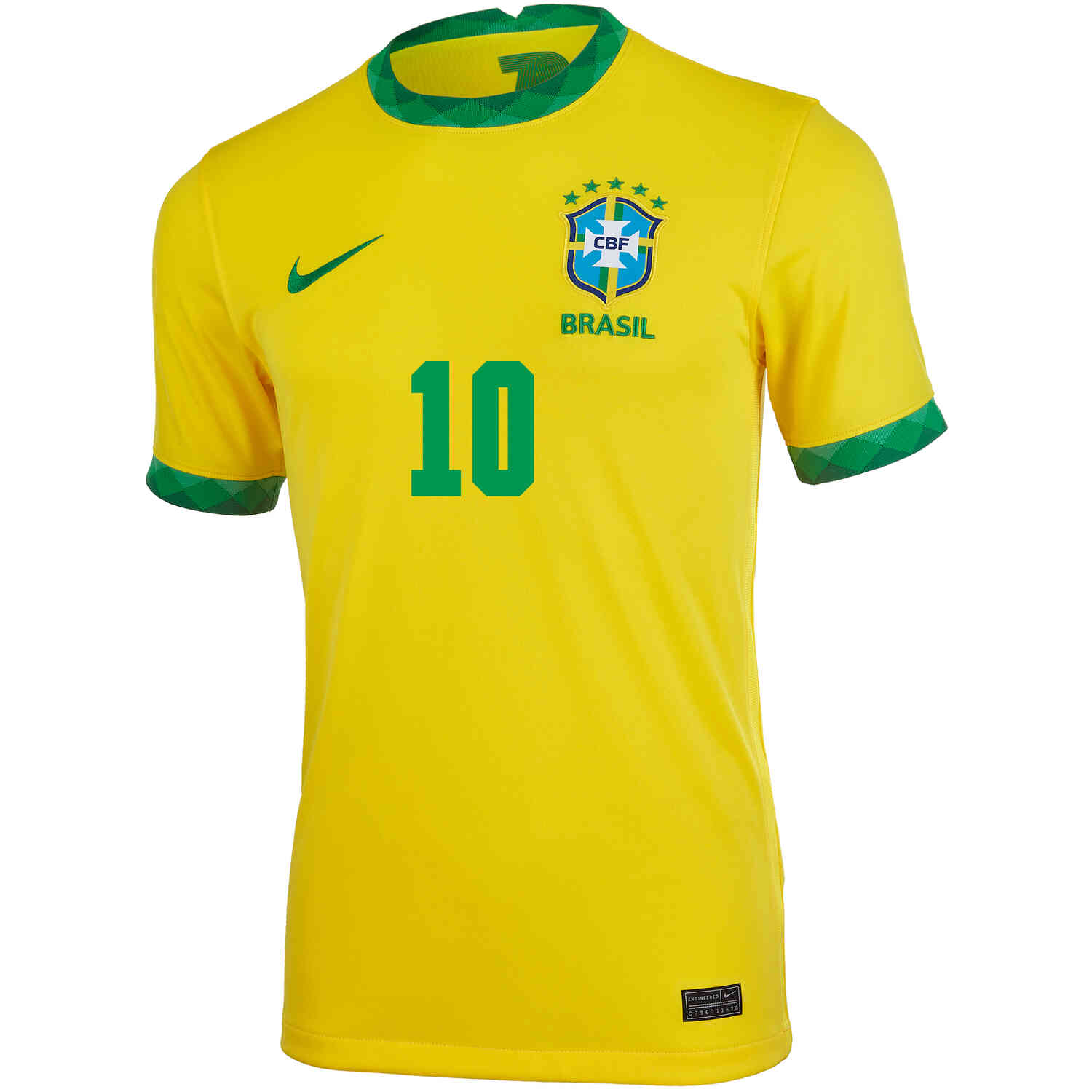 2020 Kids Nike Neymar Jr Brazil Home Jersey - SoccerPro