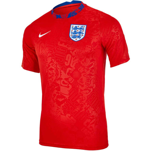 Nike England Pre-Match Top – Challenge Red & White