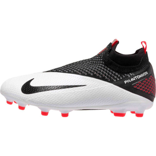 Kids Nike Phantom Vision 2 Elite FG – White