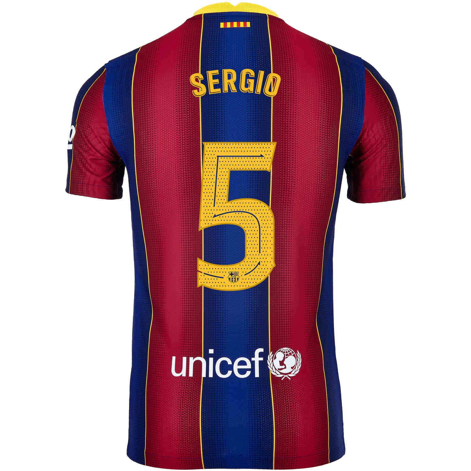 2020/21 Nike Sergio Busquets Barcelona Home Match Jersey SoccerPro