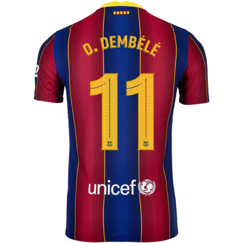 2020/21 Nike Ousmane Dembele Barcelona Home Match Jersey