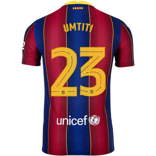 2020/21 Nike Samuel Umtiti Barcelona Home Match Jersey