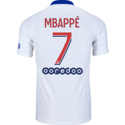 2020/21 Nike Kylian Mbappe PSG Away Match Jersey
